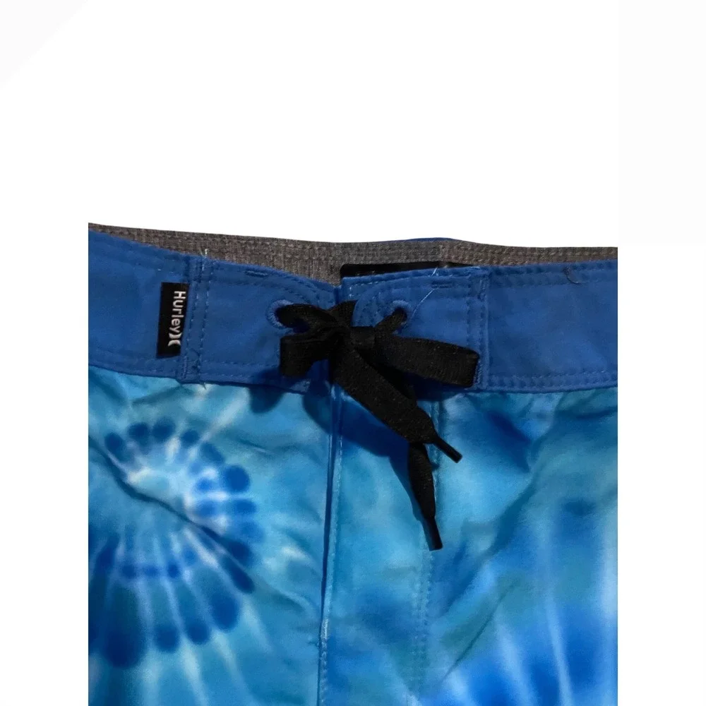 Hurley Boys Psychic Blue Tie Dye Board Shorts Swim‎ Trunks Size 6 884443-C60 NEW